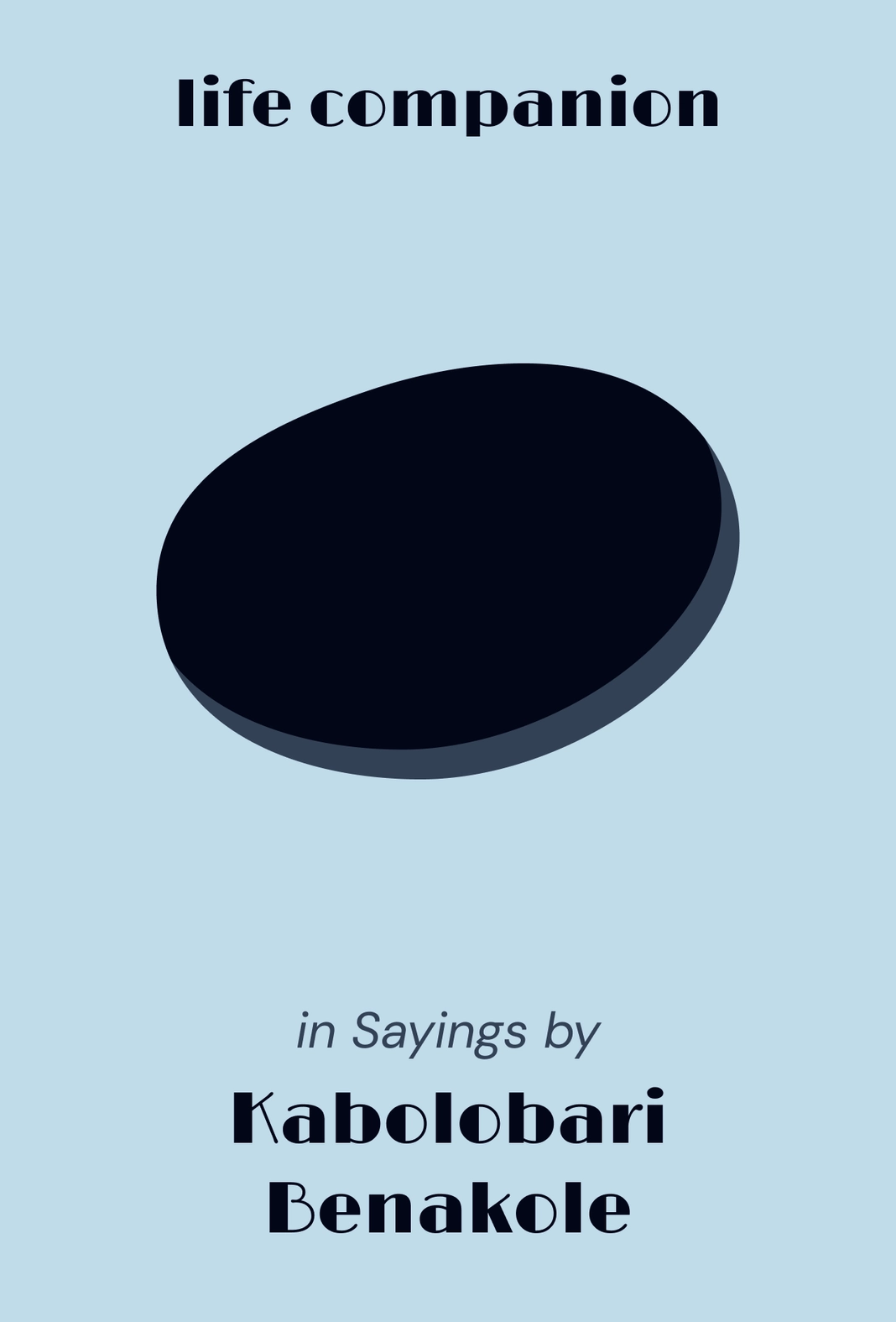 Illustration for the Life Companion in Sayings collection