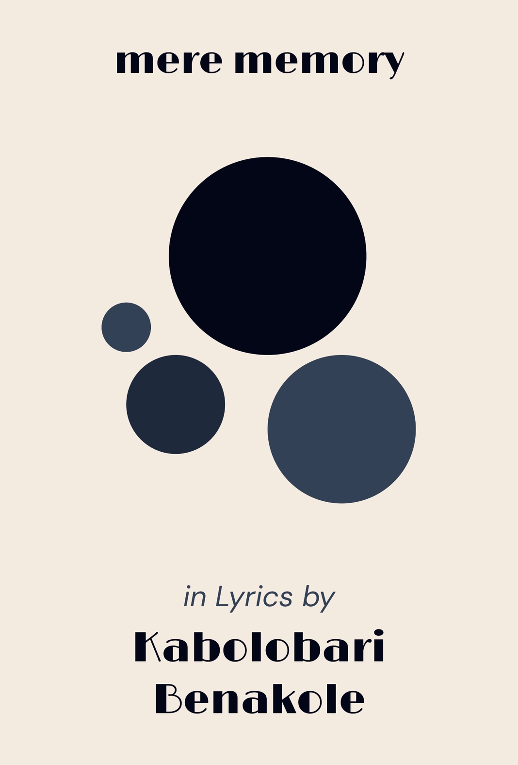 Illustration for the Mere Memory in Lyrics collection